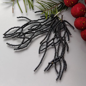 Kolczyki Frędzle Hematyt Glass kol23.16