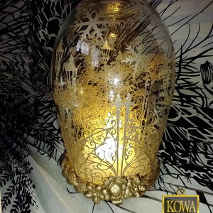 Lampion świąteczny na baterie