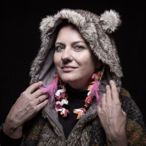 Kolczyki długie energetyczne kwiaty