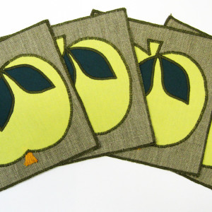 Komplet 4 podkładek pod filiżanki