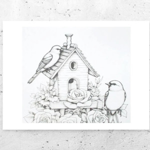 biało czarne plakaty A4, ptaszki plakat A4, czarno biały plakat z ptaszkami, skandynawskie plakaty do domu, rustykalne plakaty, ptaki plakat, małe plakaty z ptakami, zwierzęta plakaty retro