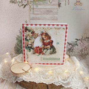 Kartka świąteczna, Boże Narodzenie życzenia prezent 6 GOTOWA