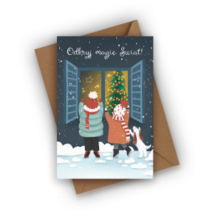 Kartka świąteczna- Odkryj magię Świąt!