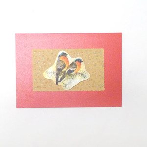 czerwona kartka z ptaszkami, Boże Narodzenie kartki bez życzeń, ptaszki kartka, świąteczna kartka z ptaszkami, kartki na Nowy Rok, kartki dla firm, czerwone kartki na Boże Narodzenie