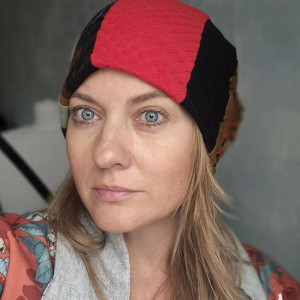 Czapka patchworkowa  boho