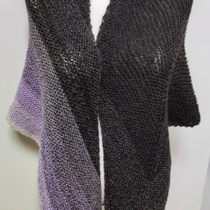 Chusta wełniana ombre