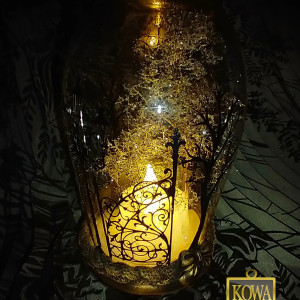 Lampion świąteczny na baterie