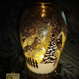 Lampion świąteczny na baterie