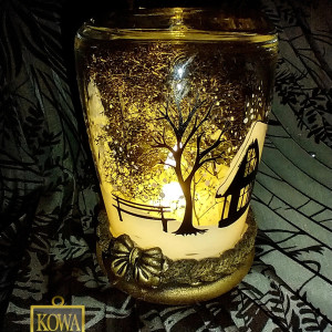 Lampion świąteczny na baterie