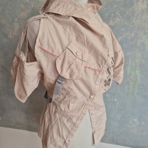 Bluzka bawełniana asymetryczna