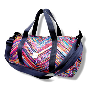 Torba sportowa torba podręczna, torba na basen siłownię, torba podróżna bagaż podręczny zygzak