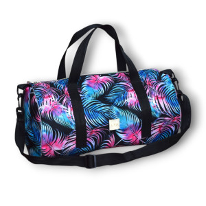 Torba sportowa torba podręczna, torba na basen siłownię, torba podróżna bagaż podręczny pióra tęczowe