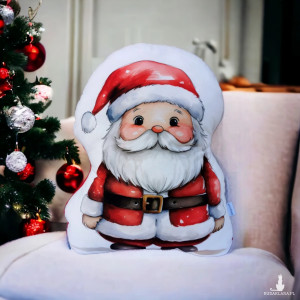 Poduszka świąteczna poduszka na święta ozdobna poduszka Mikołaj