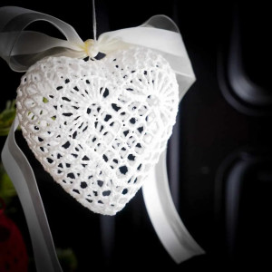 Szydełkowe serce 3d