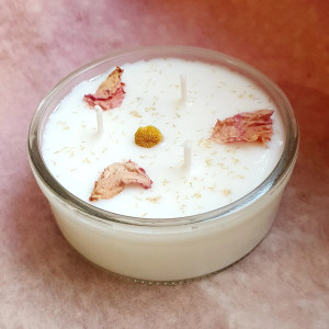 Świeca sojowa o zapachu goździków z grejpfrutem, świeczka sojowa 100%