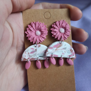 Kolczyki sztyfty kwiaty