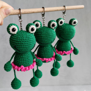 Breloczek żabka, Brelok do kluczy, Brelok dla dziecka