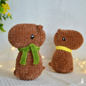 Kapibara pluszowa, Maskotka kapibara, Prezent dla dziecka