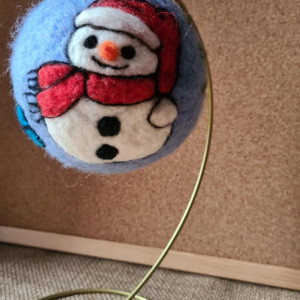 Bombka z bałwankiem