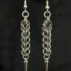 Kolczyki Alternatywne Gotyckie Stal Nierdzewna