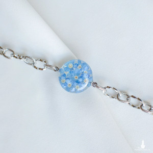 Bransoletka z niezapominajkami