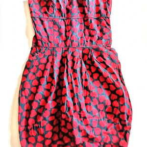 Sukienka bez ramion retro