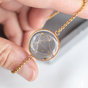 Bransoletka z rzęsek dmuchawca