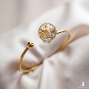 Bransoletka z rzęsek dmuchawca