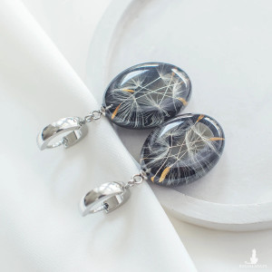 Kolczyki z rzęsek dmuchawca