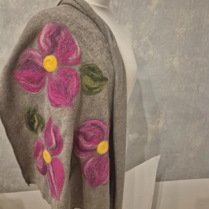 Chusta beżowa  merino