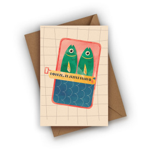 Kartka walentynkowa- Dobrze, że jesteś blisko