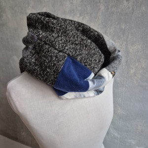 Komin patchworkowy  kolorowy unisex