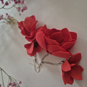 Kolczyki kwiaty leciutkie