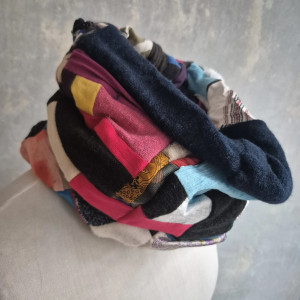 Komin patchworkowy  kolorowy