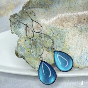 Długie kolczyki krople Ebru e48/79