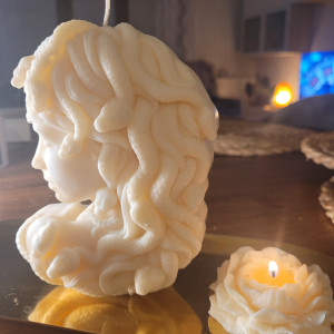 Świeca sojowa- Głowa Meduzy