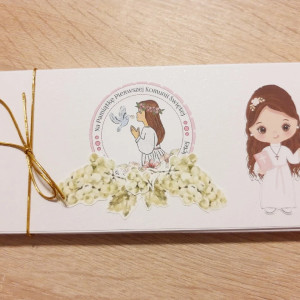 Etui na pieniądze komunia chłopiec lub dziewczynka