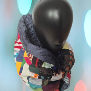 Komin patchworkowy  kolorowy