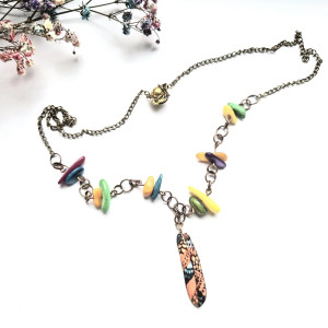 Naszyjnik boho kolorowy