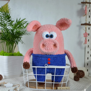 Świnka pluszowa 32 cm, Maskotka świnka, prezent dla dziecka