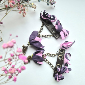 Klipsy kwiaty lekkie