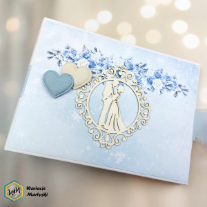 Album na zdjęcia ślubne zimowy