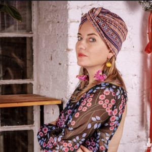 Turban  orientalny  etno