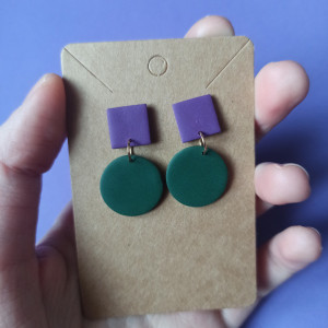 Kolczyki z gliny polimerowej