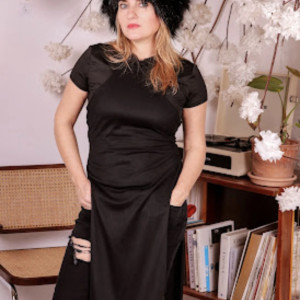 Futrzana  sztuczne futro czapka