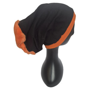 Czapka pomarańczowo-czarna  a1
