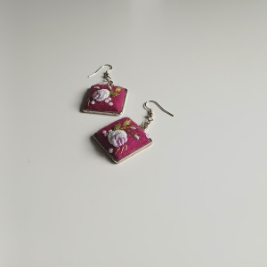 Ręcznie haftowane kolczyki GOTFRYDA