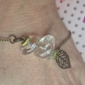 Bransoletka z kryształem gorskim