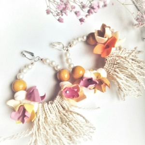 Kolczyki  lub klipsy koła szaleństwo