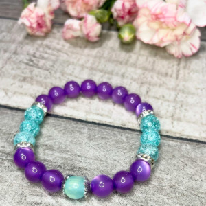 Bransoletka z efektem kociego oka